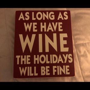 Kohl’s Wooden Decor Sign